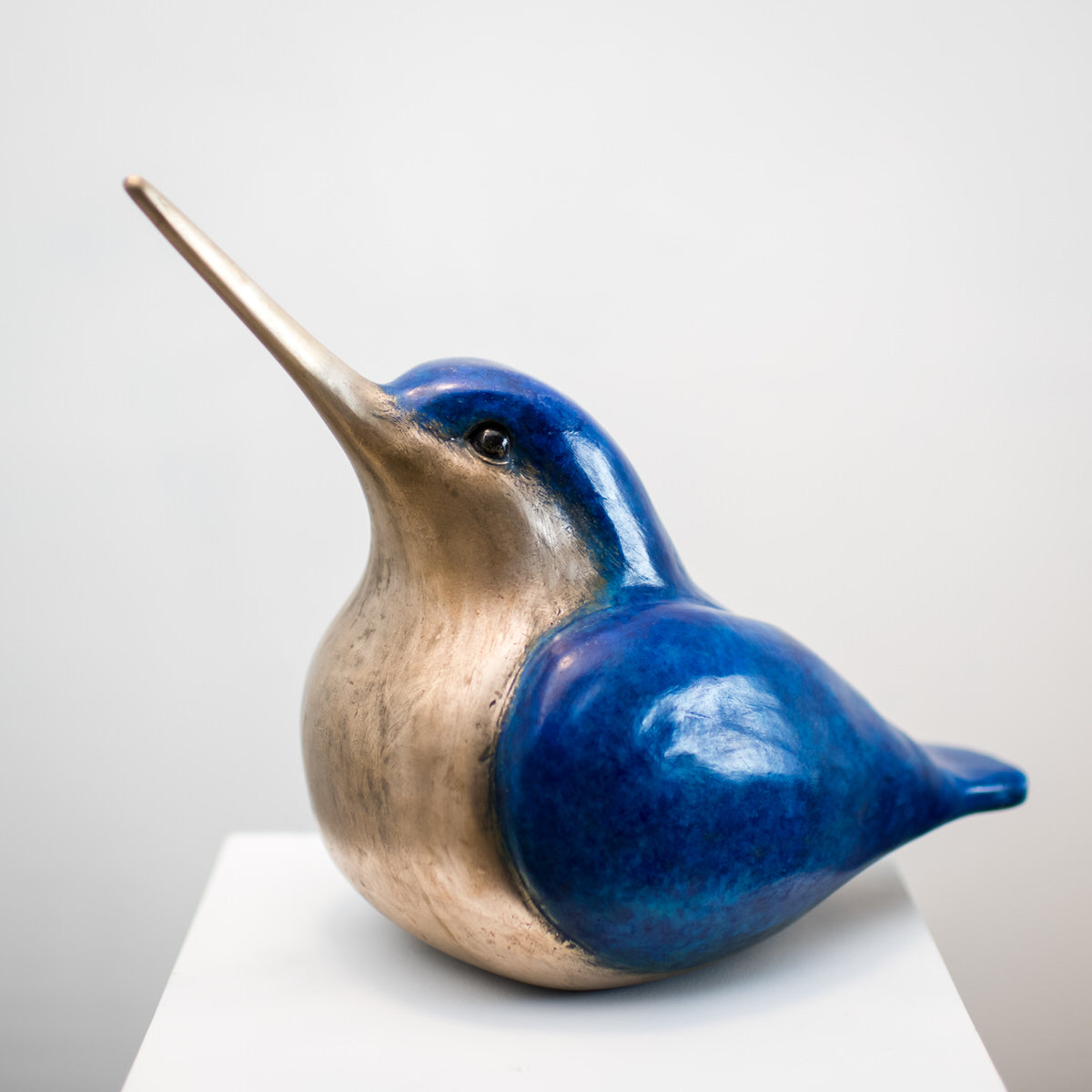 Large Bronze Kingfisher Sculpture - Cast to order - sarahbrabbin