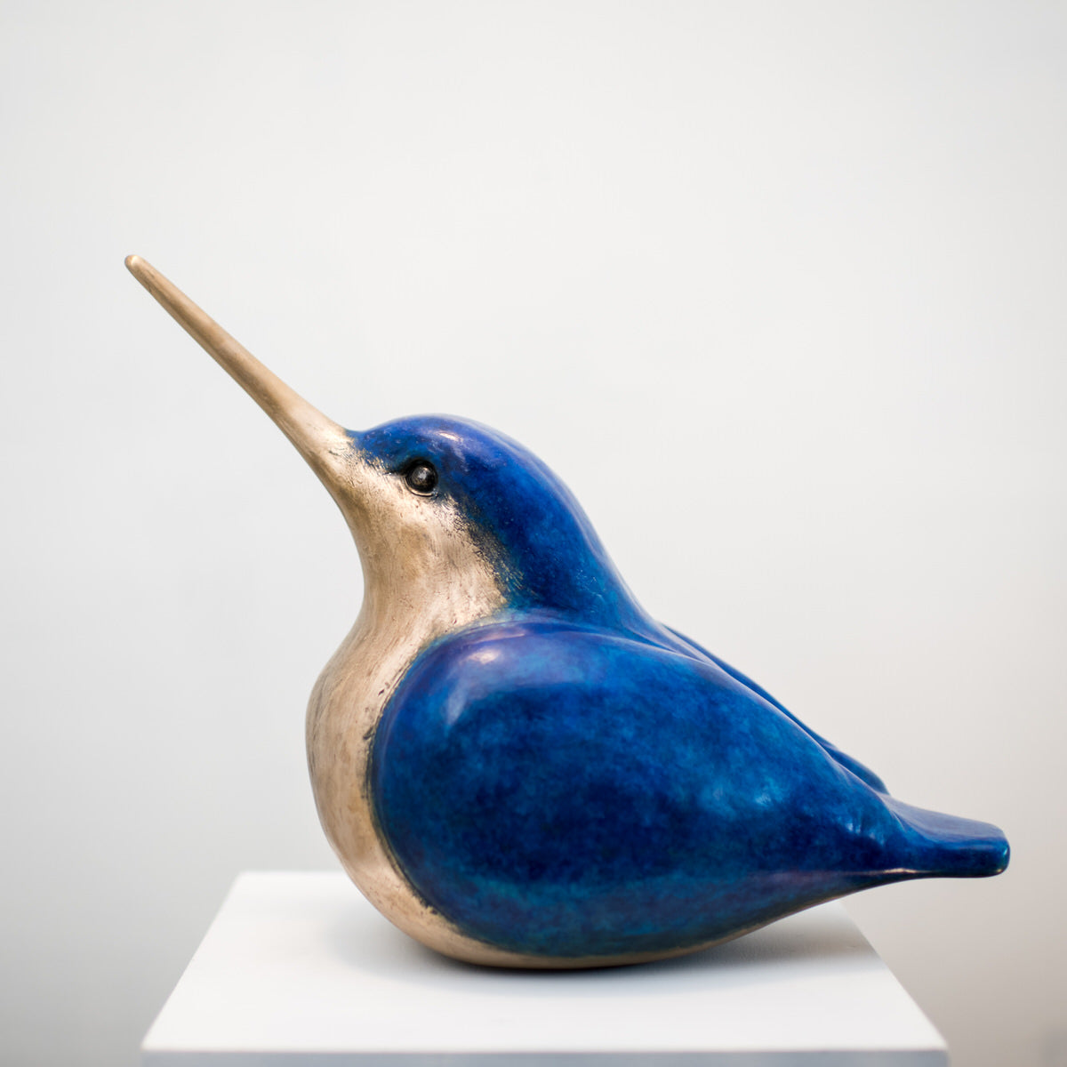 Large Bronze Kingfisher Sculpture - Cast to order - sarahbrabbin