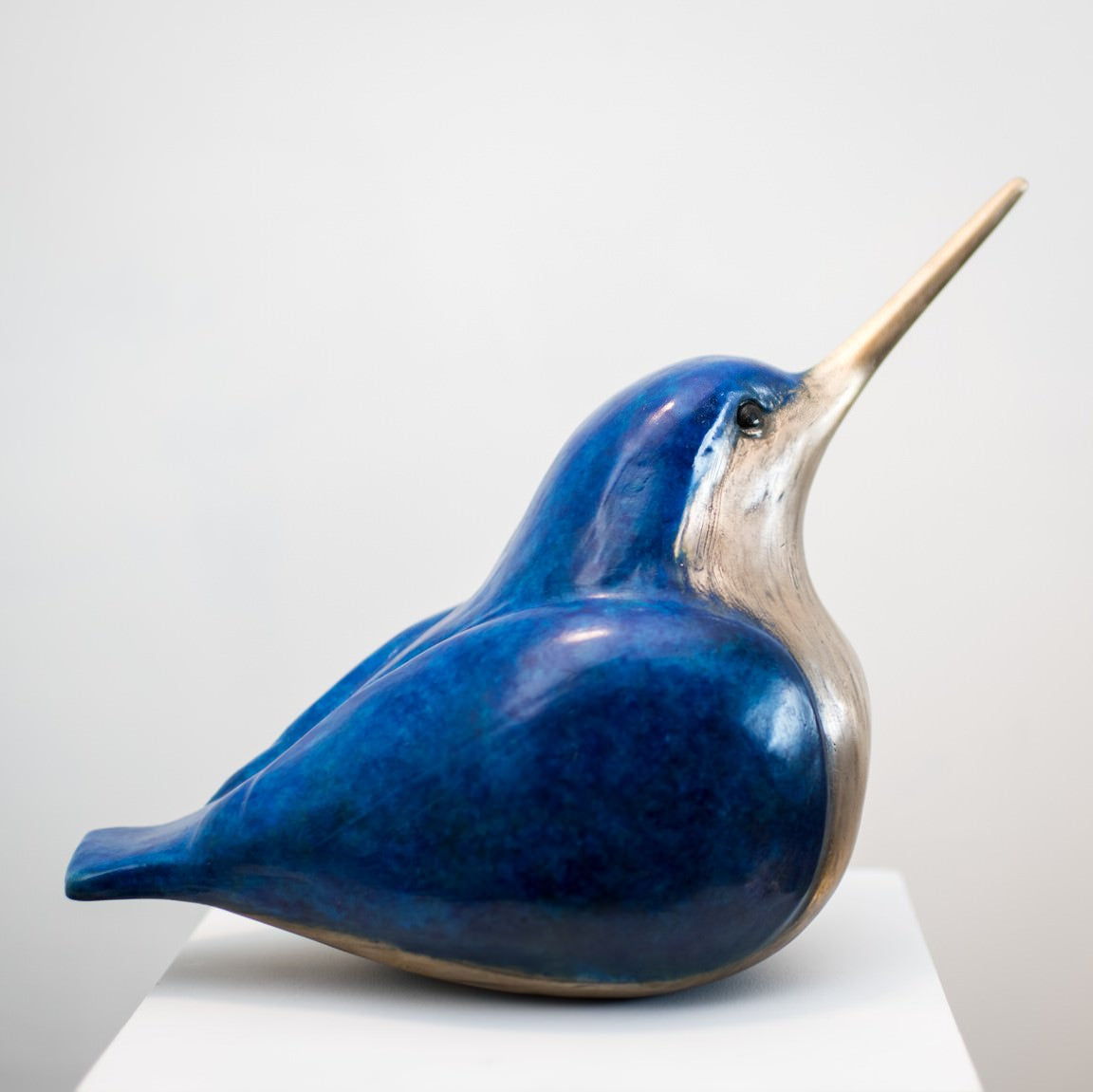 Large Bronze Kingfisher Sculpture - Cast to order - sarahbrabbin