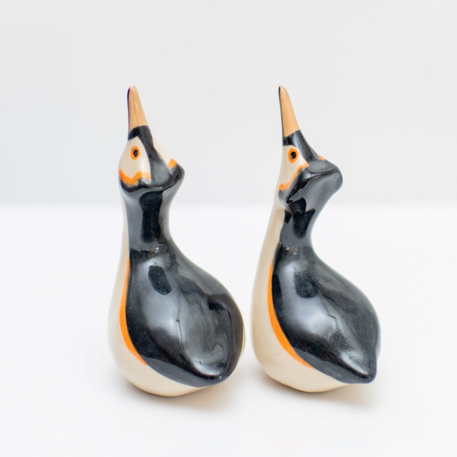 Ceramic Grebe Lovers Gift Set - sarahbrabbin