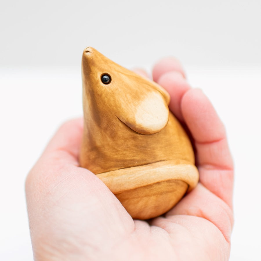 Small Ceramic Field Mouse Sculpture - sarahbrabbin