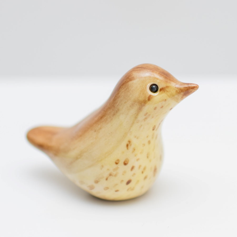 Small Ceramic Thrush Sculpture - sarahbrabbin