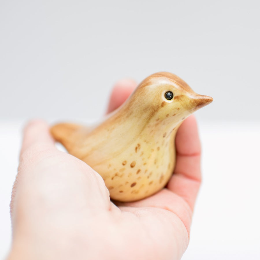 Small Ceramic Thrush Sculpture - sarahbrabbin