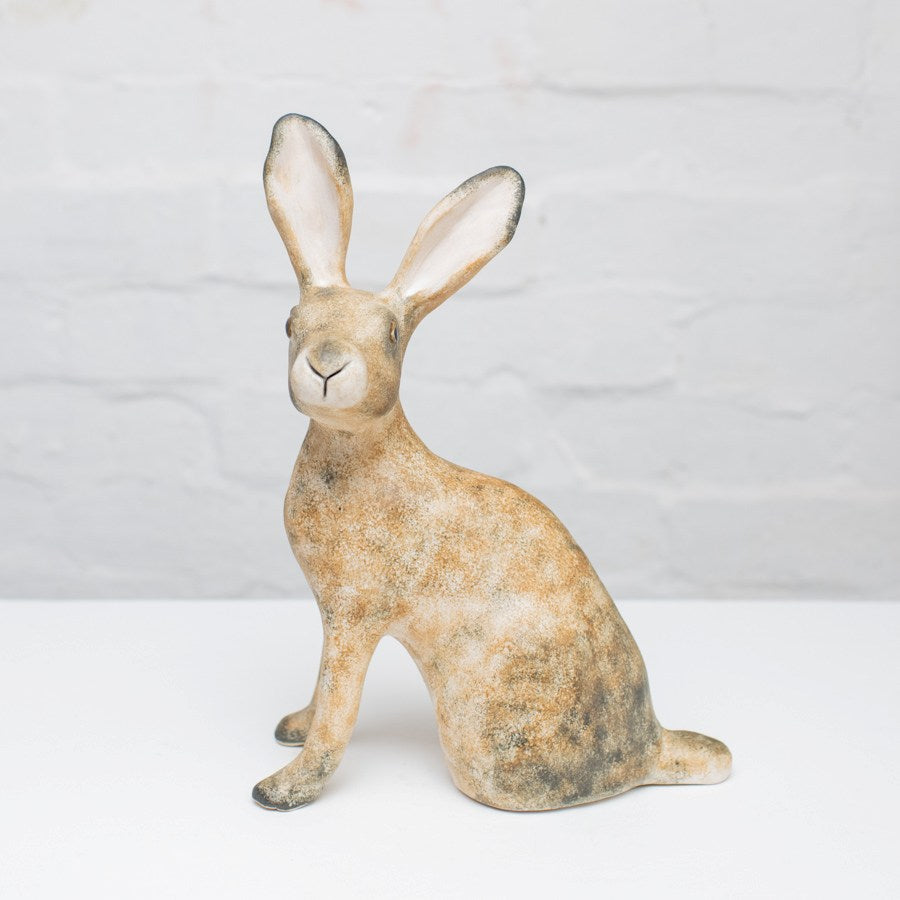 Ceramic Hare Sculpture