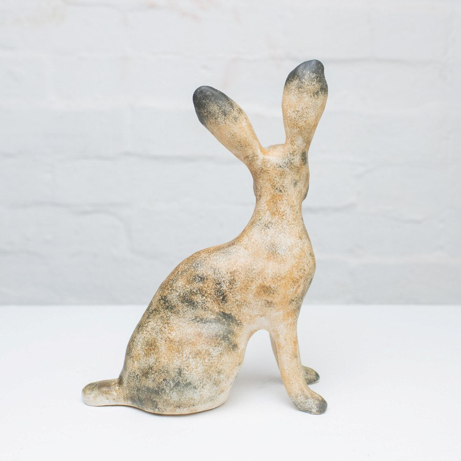 Ceramic Hare Sculpture