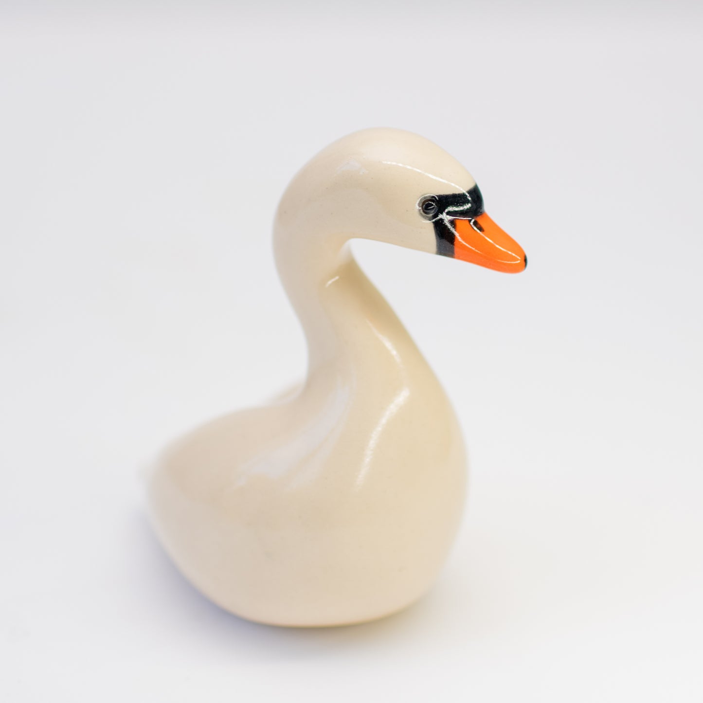 Ceramic Swan Sculpture