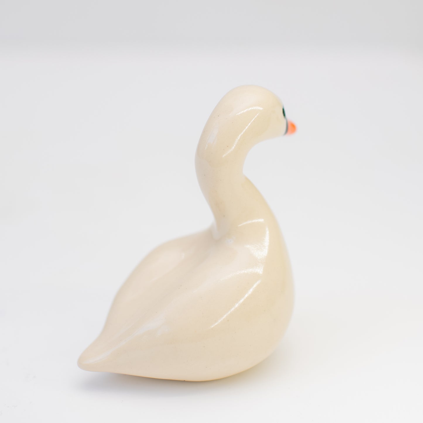 Ceramic Swan Sculpture