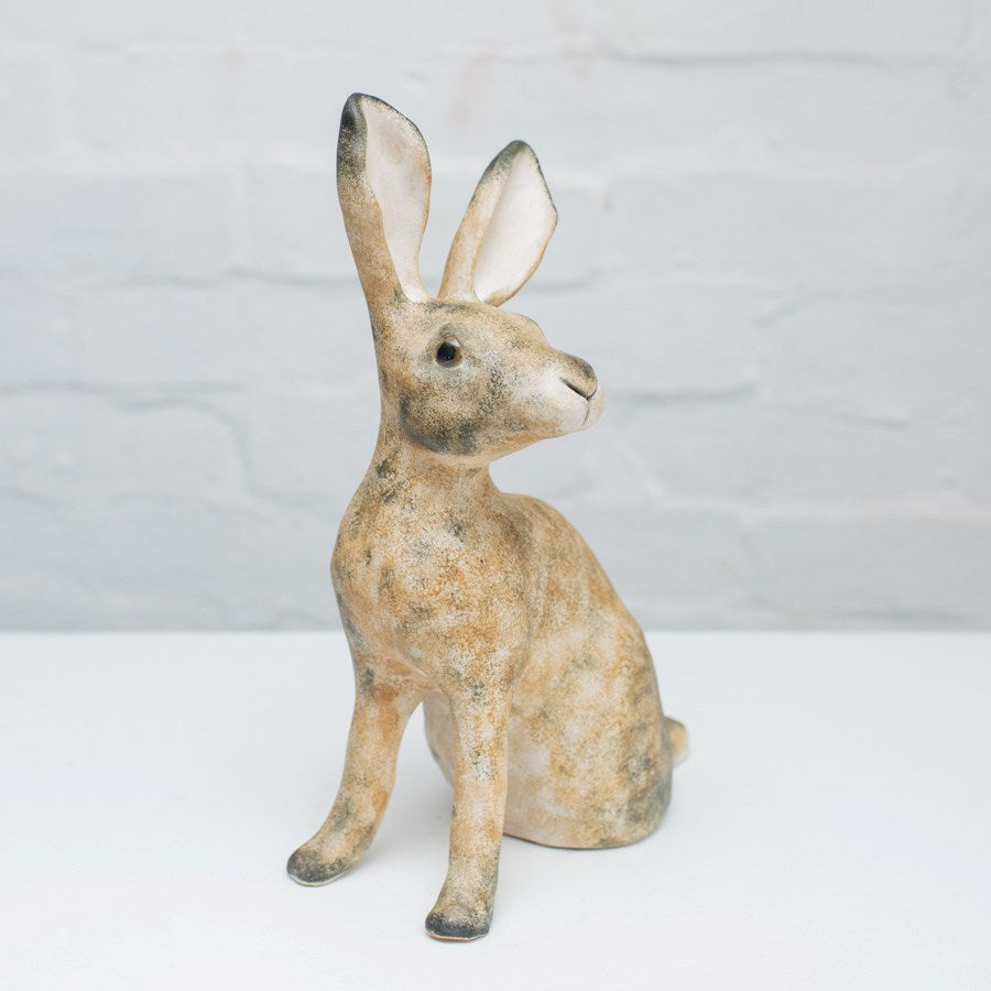 Ceramic Hare Sculpture