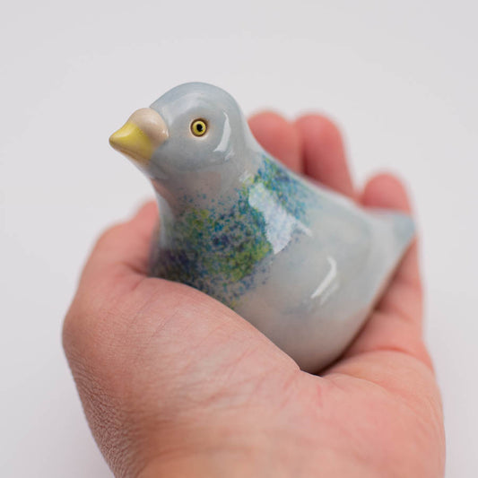 Small ceramic Pigeon sculpture