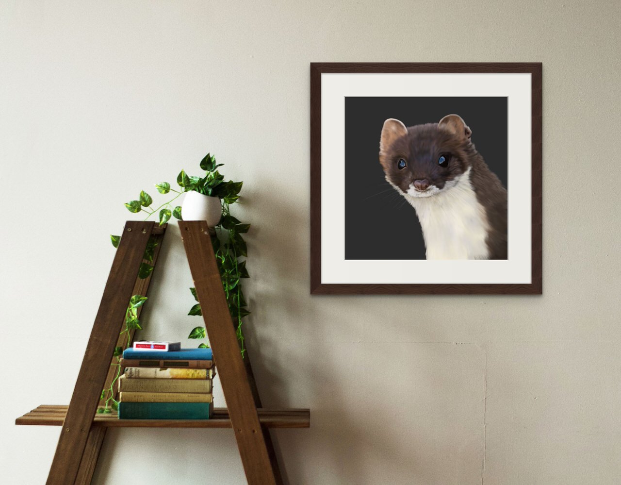 Stoat - Downloadable Art - sarahbrabbin