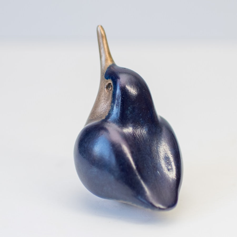 Small foundry bronze Kingfisher sculpture - sarahbrabbin