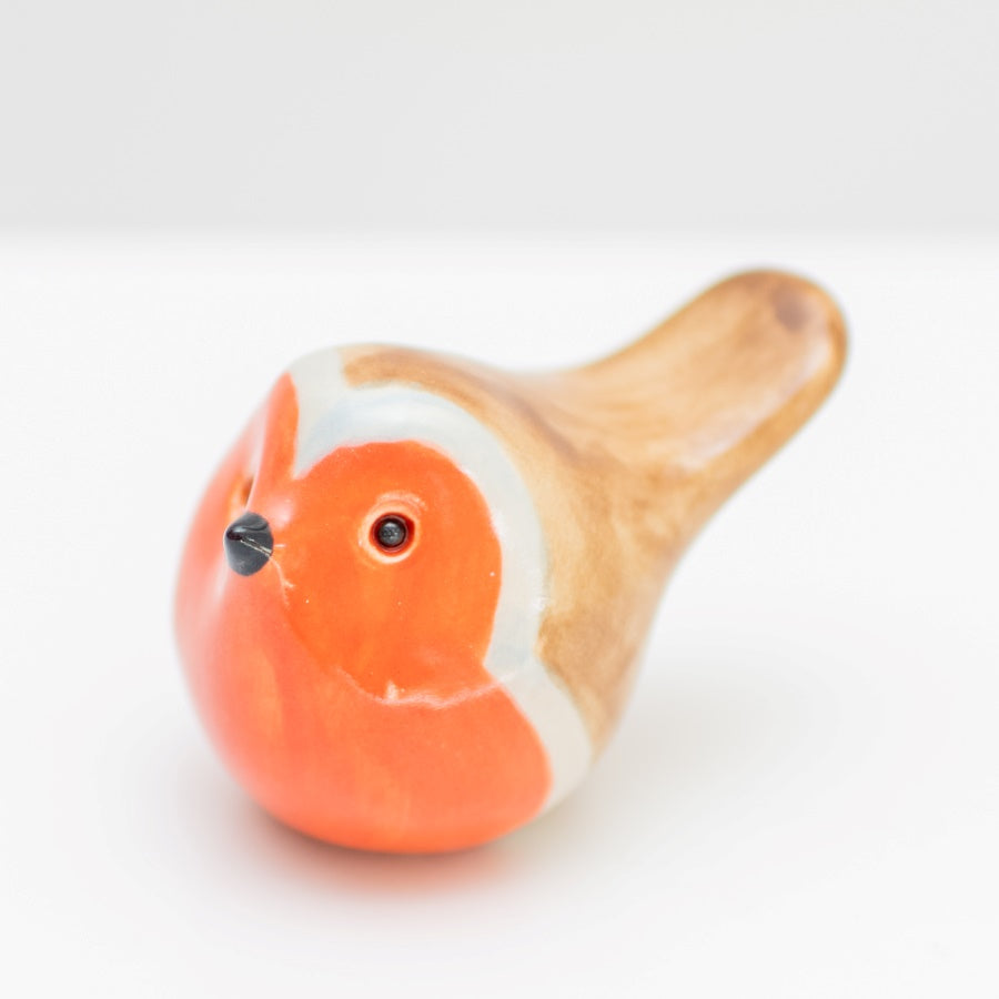 ceramic Robin sculpture