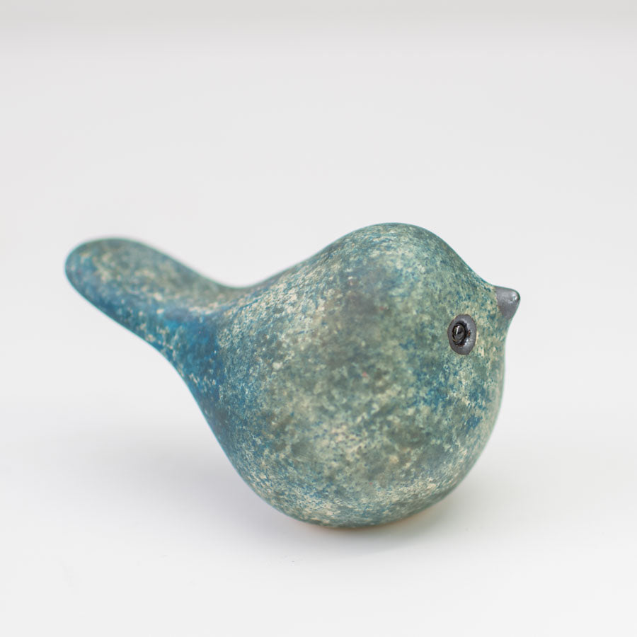 Mossy Joyful Ceramic Bird - sarahbrabbin