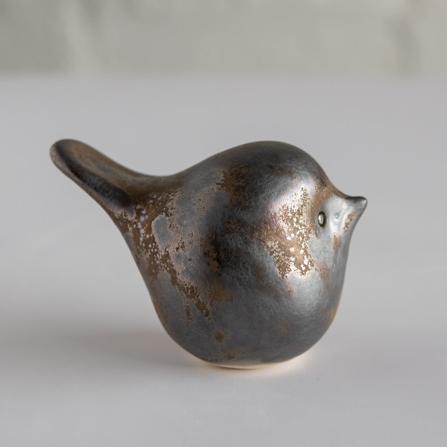Bronze Glaze Ceramic Bird - sarahbrabbin