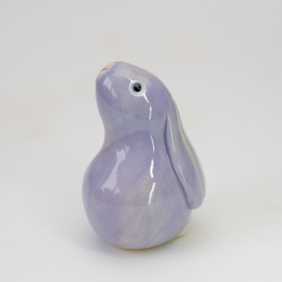 Small Ceramic Bunny - Lavender - sarahbrabbin