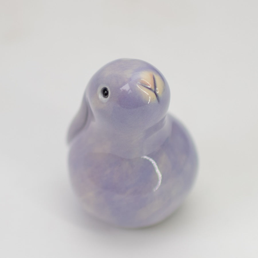 Small Ceramic Bunny - Lavender - sarahbrabbin