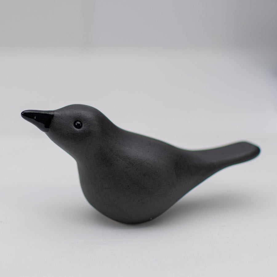 Small Ceramic Crow Sculpture - sarahbrabbin