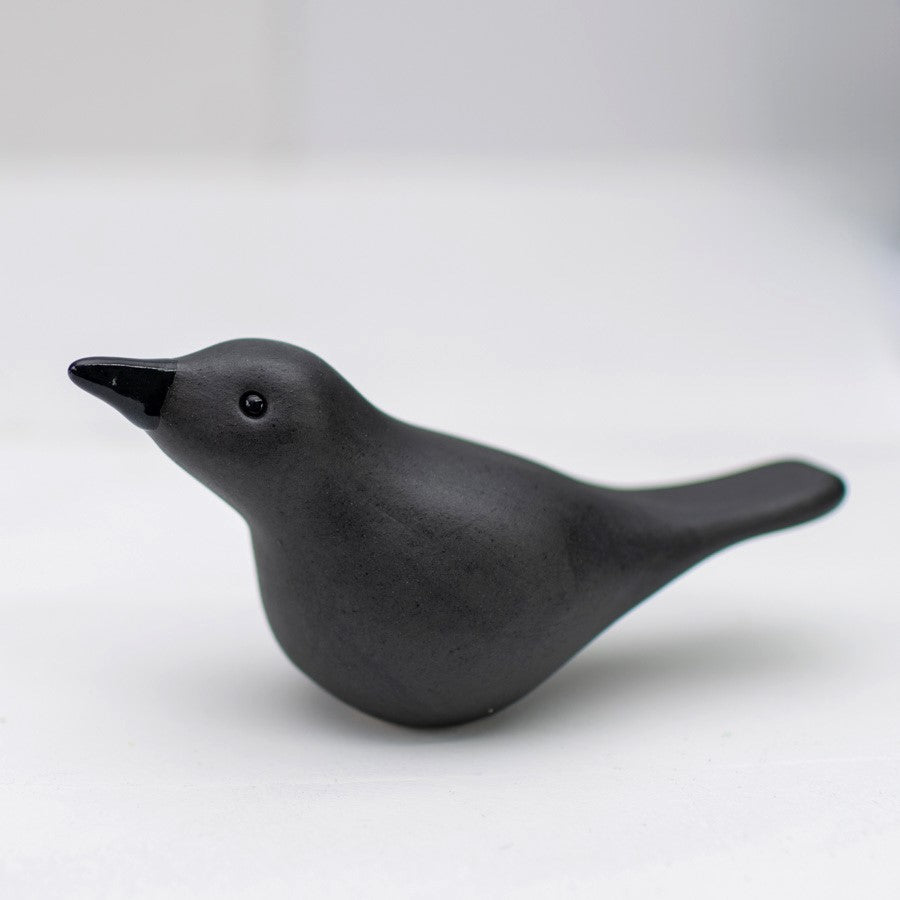 Small Ceramic Crow Sculpture - sarahbrabbin