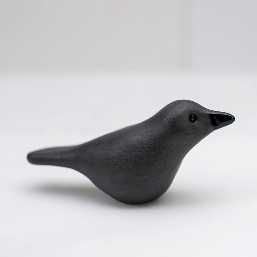 Small Ceramic Crow Sculpture - sarahbrabbin