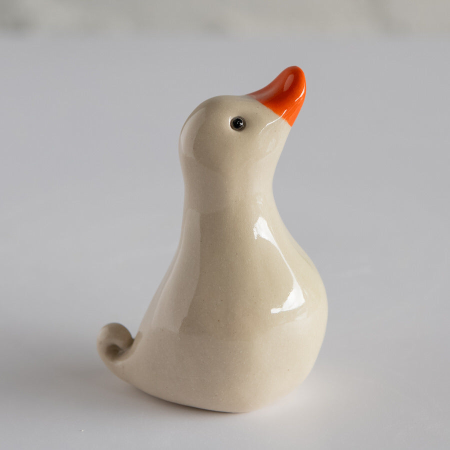 Joyful Ceramic Duck - sarahbrabbin