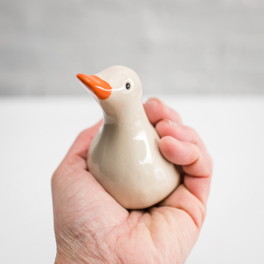 Ceramic Duck Sculpture - sarahbrabbin