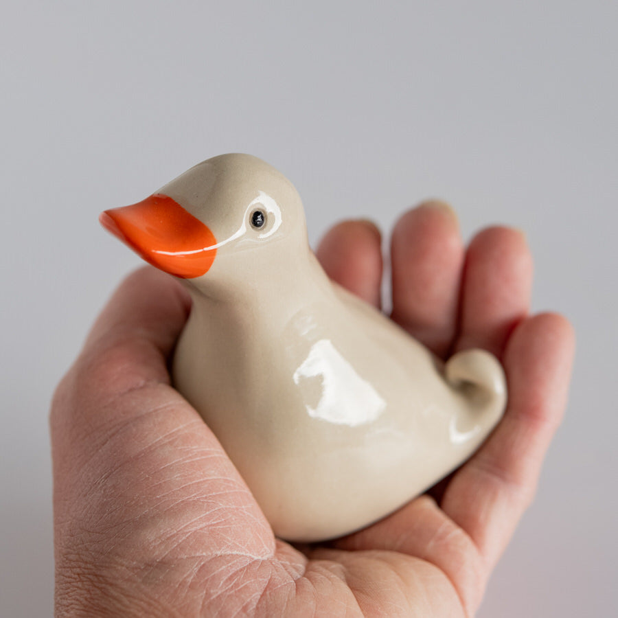 Joyful Ceramic Duck - sarahbrabbin