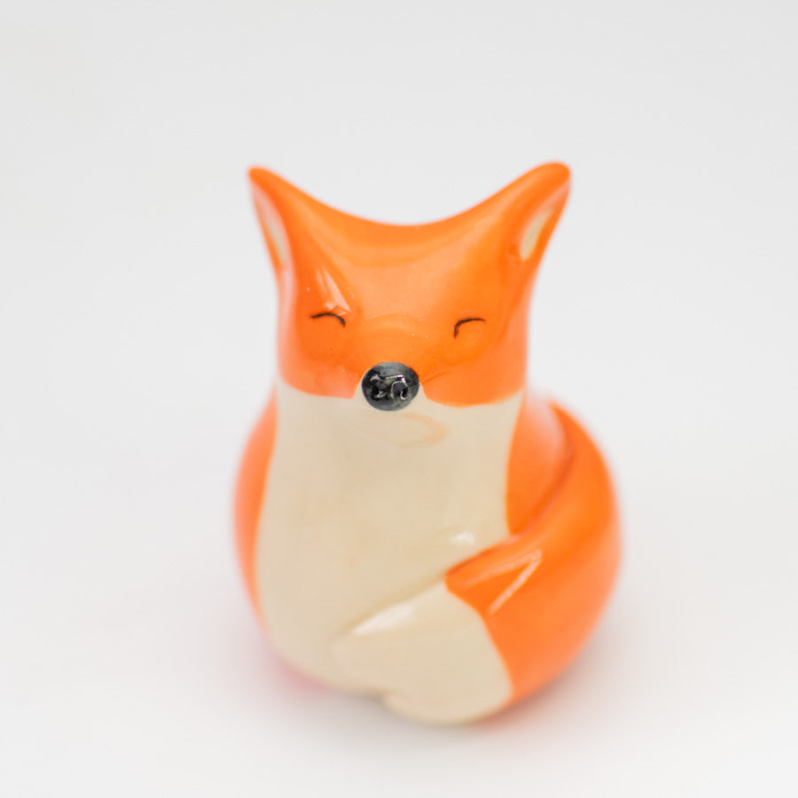 Happy Fox Figurine - sarahbrabbin