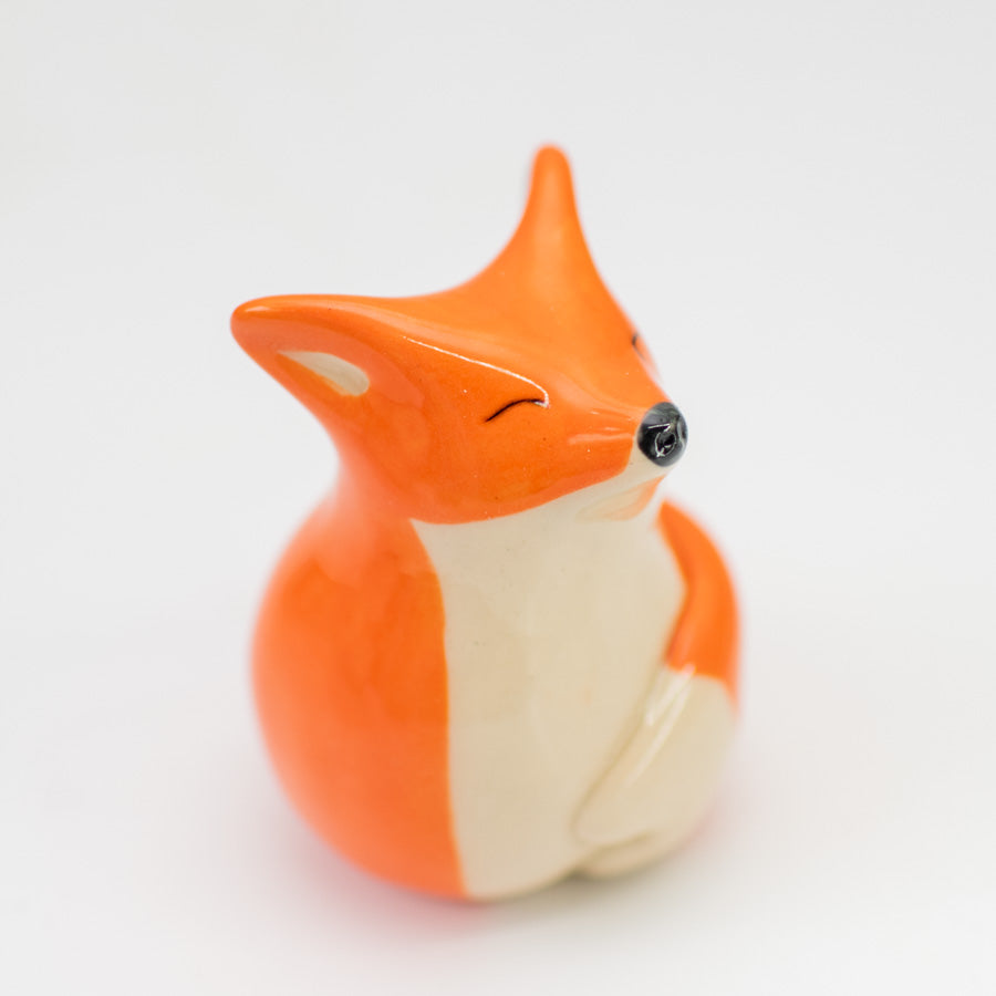 Happy Fox Figurine - sarahbrabbin