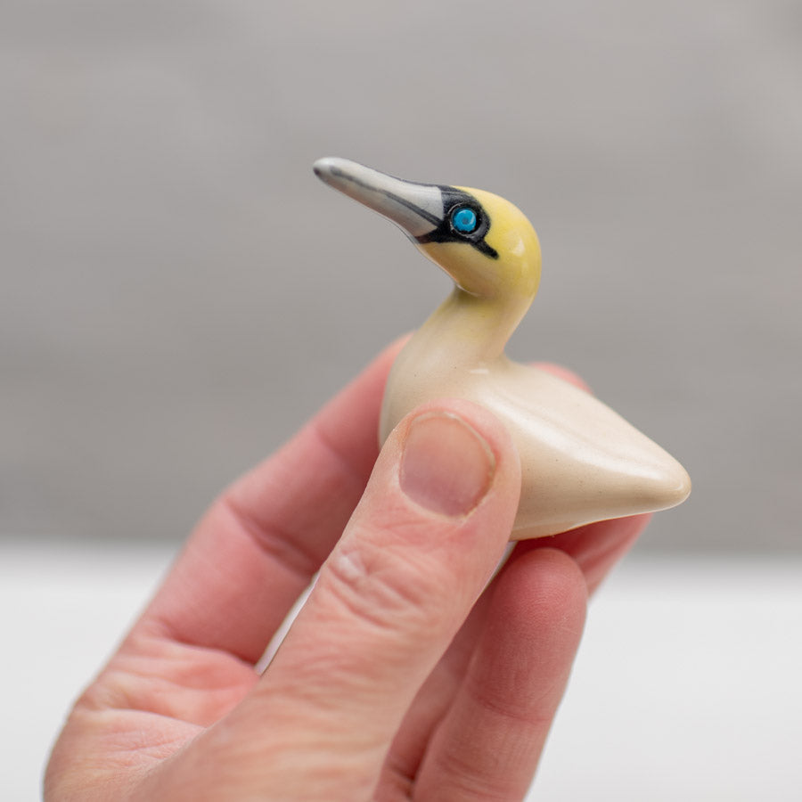 Ceramic Gannet Parent & Chick - sarahbrabbin