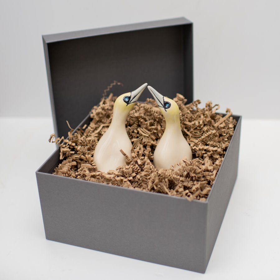 Ceramic Gannet Lovers Gift Set - sarahbrabbin