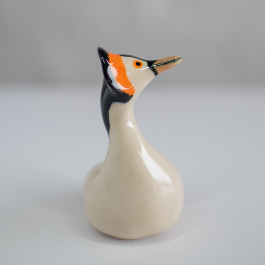 Ceramic Great Crested Grebe Sculpture - sarahbrabbin