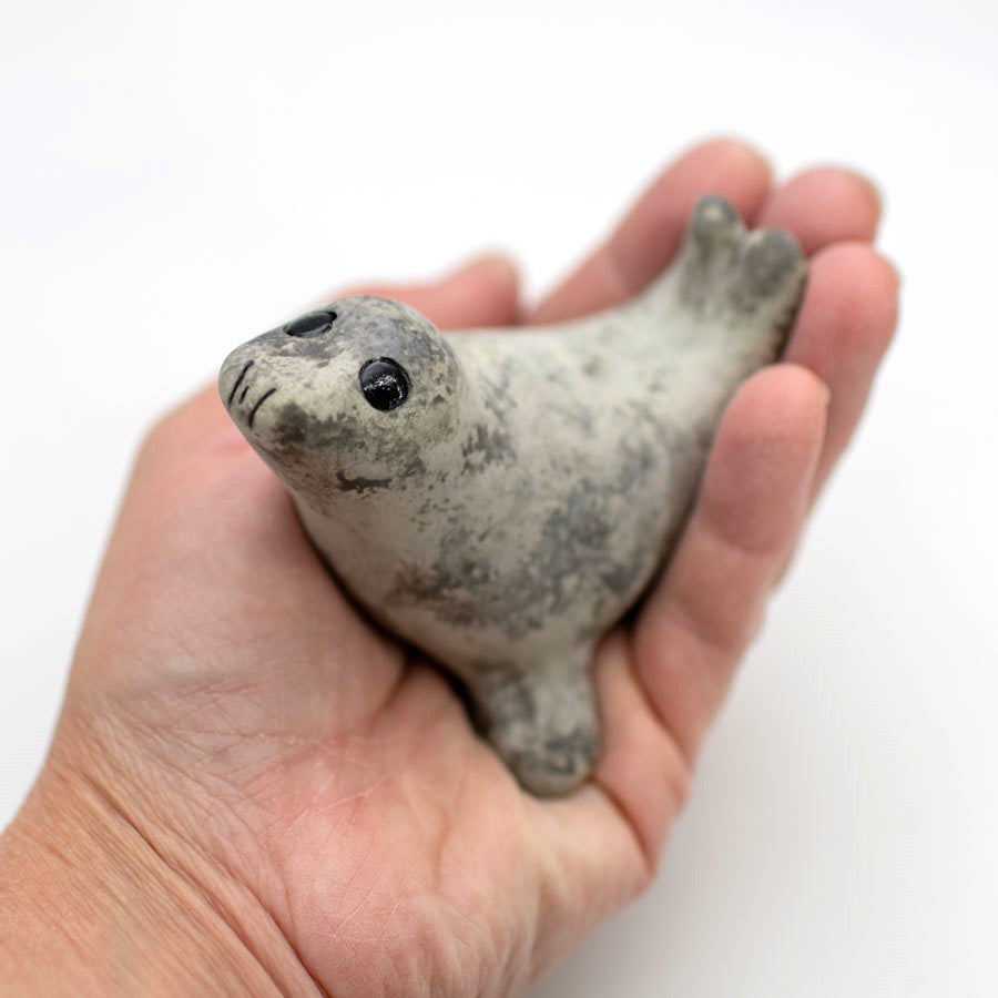 Ceramic Grey Seal - sarahbrabbin