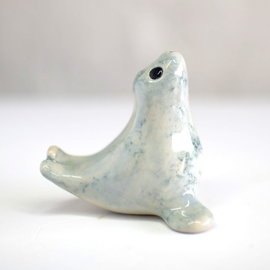 Small Ceramic Grey Seal - sarahbrabbin