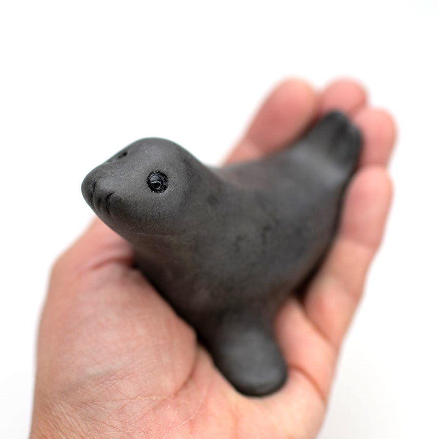 Small Ceramic Grey Seal - sarahbrabbin