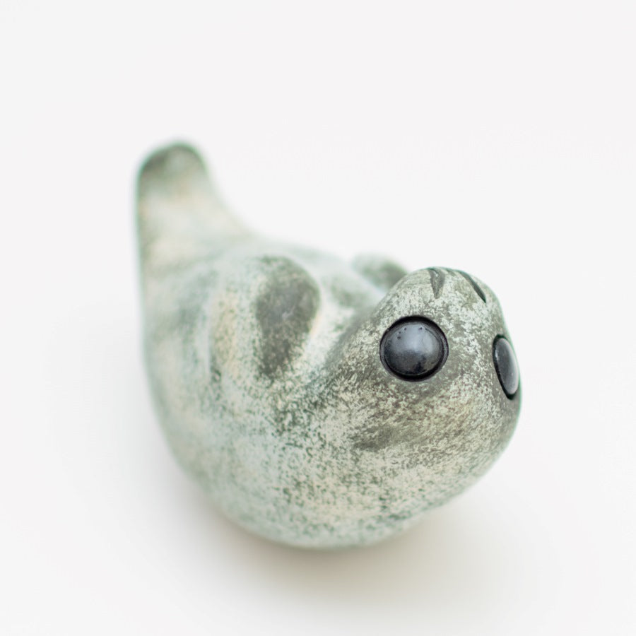 Small Ceramic Grey Seal Pup - sarahbrabbin