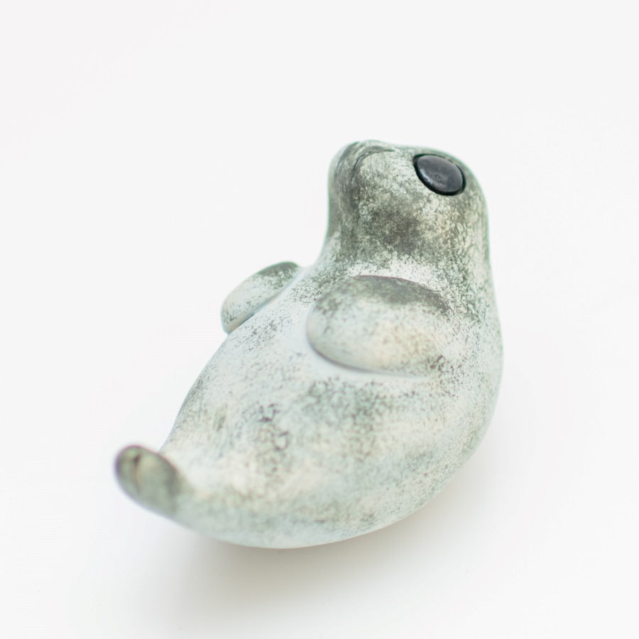 Small Ceramic Grey Seal Pup - sarahbrabbin