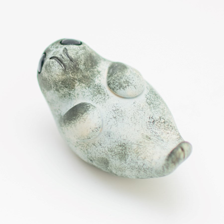 Small Ceramic Grey Seal Pup - sarahbrabbin