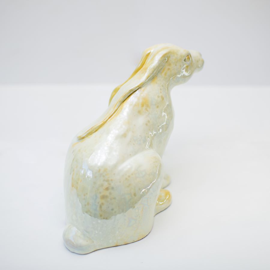 Large Ceramic Hare Sculpture - sarahbrabbin