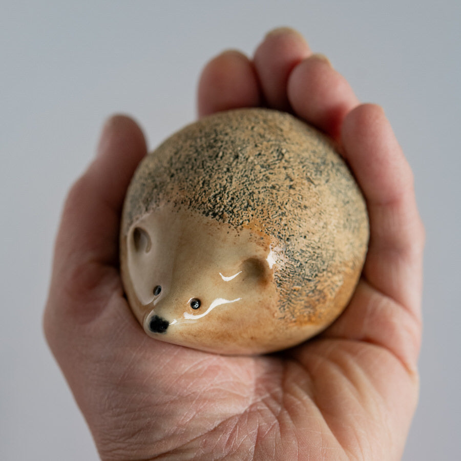 Ceramic Hedgehog Sculpture - sarahbrabbin