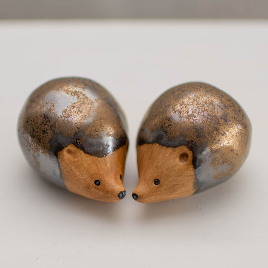 Small Ceramic Hedgehog Couple Gift Set - sarahbrabbin