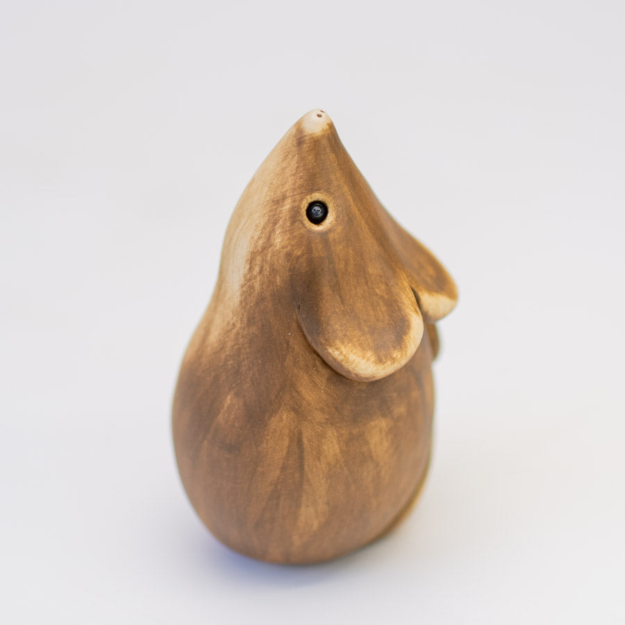 Brown Ceramic Mouse - sarahbrabbin