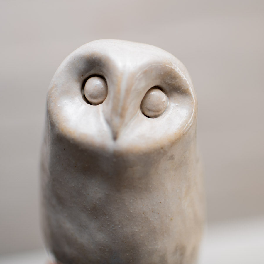 Medium Ceramic Owl Sculpture - sarahbrabbin