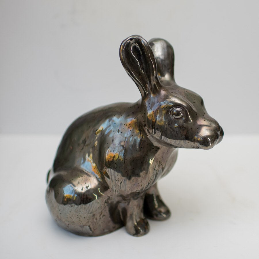 Large Ceramic Rabbit Sculpture - sarahbrabbin