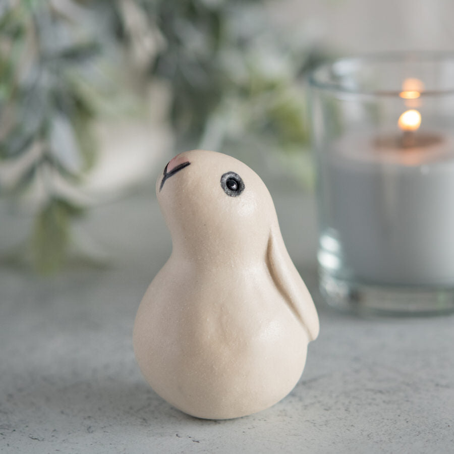 Ceramic collectable - Bobbly Bunny Sculpture - sarahbrabbin