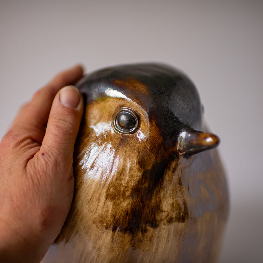 Ceramic robin sculpture - sarahbrabbin