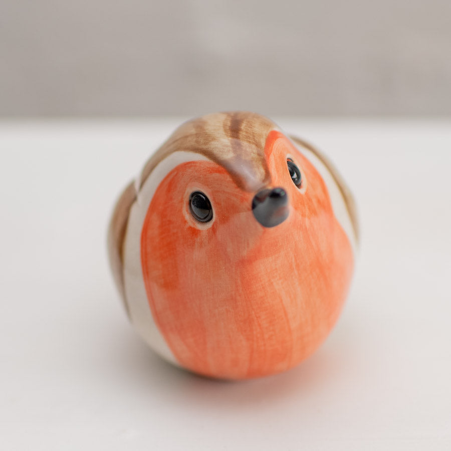 Medium Ceramic Robin Sculpture - sarahbrabbin