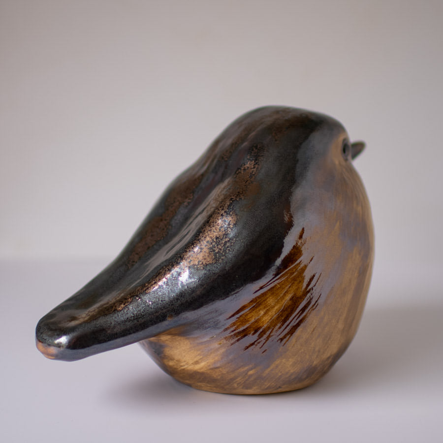 Ceramic robin sculpture - sarahbrabbin