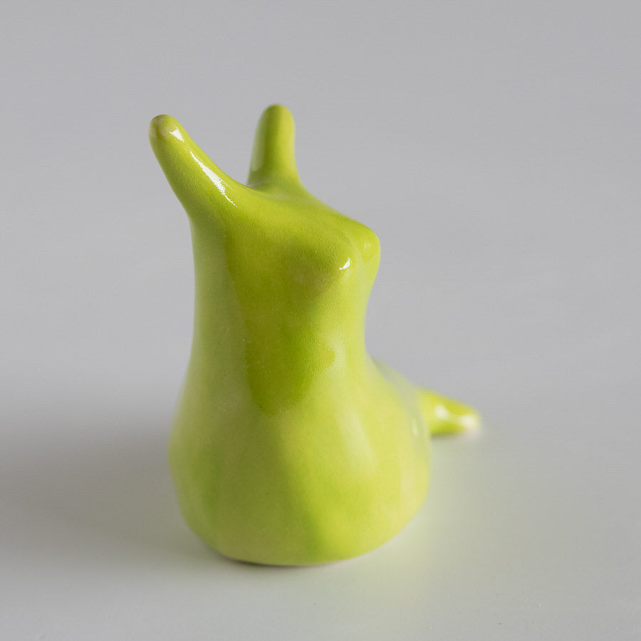 Small Ceramic Slug - Lime - sarahbrabbin