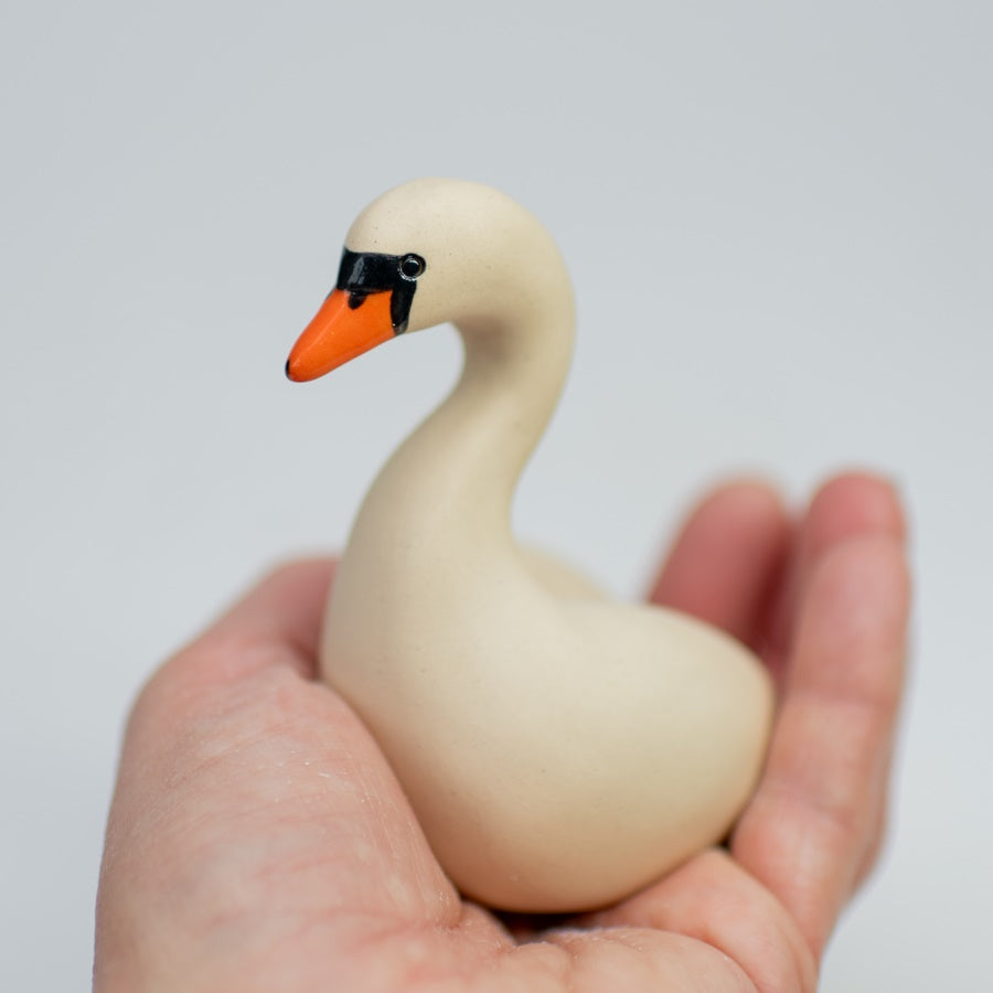 Ceramic Swan Lovers Gift Set - sarahbrabbin