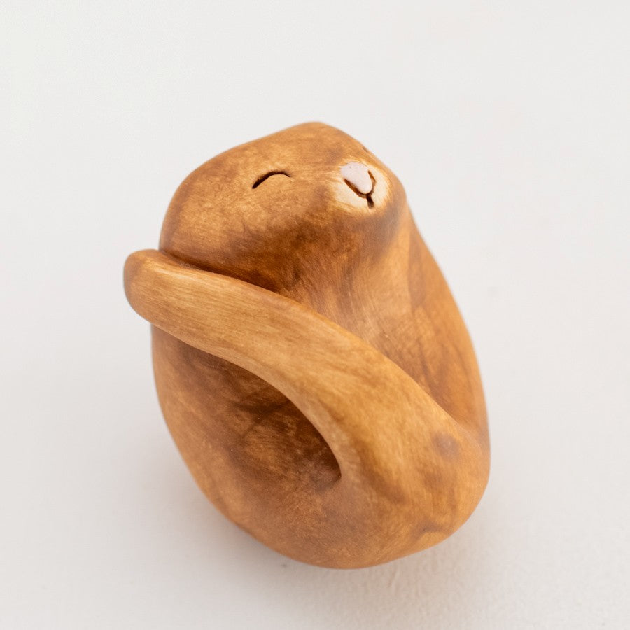 Small Sleepy Ceramic Dormouse